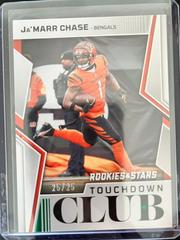 Ja'Marr Chase [Green] #TD-9 Football Cards 2022 Panini Rookies & Stars Touchdown Club Prices