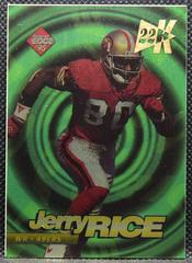 Jerry Rice [22K Gold] #22 Football Cards 1995 Collector's Edge Edgetech Prices