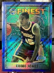 Eddie Jones [Refractor w Coating] Basketball Cards 1995 Finest Prices