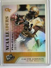 Calvin Johnson [Reflector Proof] Football Cards 2007 Press Pass Prices