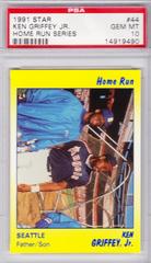 Ken Griffey Jr. #44 Baseball Cards 1991 Star Home Run Series Prices