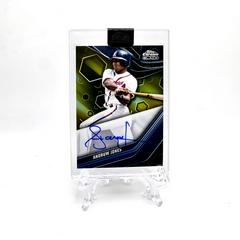 Andruw Jones [Gold] #CBA-AJO Baseball Cards 2023 Topps Chrome Black Autographs Prices
