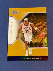 Vince Carter [Gold Refractor] Basketball Cards 2004 Finest Prices