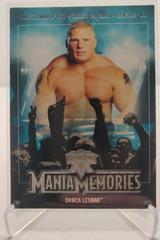 Brock Lesnar #84 Wrestling Cards 2004 Fleer WWE WrestleMania XX Prices
