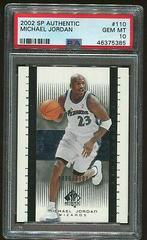 Michael Jordan #110 Basketball Cards 2002 SP Authentic Prices