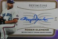 Roger Clemens [Purple] Baseball Cards 2023 Topps Definitive Legendary Autograph Collection Prices