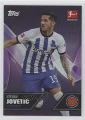 Stevan Jovetic [Purple] Soccer Cards 2022 Topps Bundesliga International Stars Prices
