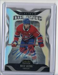 Nick Suzuki [Rainbow Autograph] Hockey Cards 2021 O-Pee-Chee Platinum Die Cuts Prices