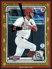 Alec Burleson [Gold Foil] #BD-45 Baseball Cards 2020 Bowman Draft 1st Edition Prices