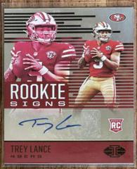 Trey Lance #RS-TRL Football Cards 2021 Panini Illusions Rookie Signs Autographs Prices