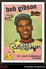 Bob Gibson #TT18R Baseball Cards 2001 Topps Team Legends Autograph Prices