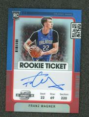 Franz Wagner [Autograph Blue] #101 Basketball Cards 2021 Panini Contenders Optic Prices