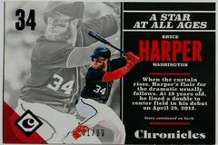 Bryce Harper [Purple] #1 Baseball Cards 2017 Panini Chronicles Prices