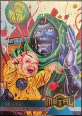 DR. Doom [Silver Flasher] #128 Marvel 1995 Metal Prices