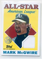 Mark McGwire #88ASR-MMC Baseball Cards 2023 Topps 1988 All Star Relics Prices