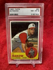 Ed Rakow #82 Baseball Cards 1963 Topps Prices