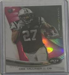 Dee Milliner [Pink Refractor] #103 Football Cards 2013 Topps Platinum Prices