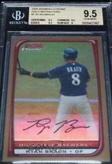 Ryan Braun [Gold Refractor] #1 Baseball Cards 2008 Bowman Chrome Prices
