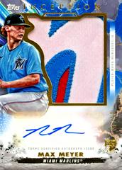 Max Meyer [Blue] #IAJP-MM Baseball Cards 2023 Topps Inception Autograph Jumbo Patch Prices