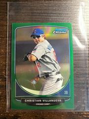 Christian Villanueva [Green Refractor] Baseball Cards 2013 Bowman Chrome Mini Prices