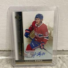 Kaiden Guhle [Signature Gold] #111 Hockey Cards 2022 SP Prices