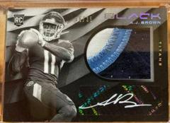 A.J. Brown [Patch Autograph] Football Cards 2019 Panini Black Prices