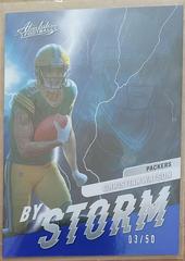 Christian Watson [Spectrum Blue] Football Cards 2022 Panini Absolute By Storm Prices
