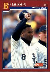 Bo Jackson Baseball Cards 1991 Score Traded Prices