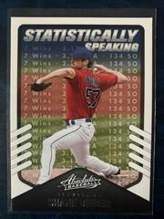 Shane Bieber #SS-12 Baseball Cards 2022 Panini Absolute Statistically Speaking Prices