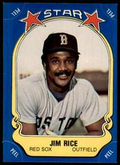 Jim Rice Baseball Cards 1981 Fleer Star Stickers Prices