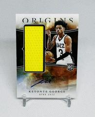 Keyonte George #3 Basketball Cards 2023 Panini Origins Rookie Jersey Autograph Prices