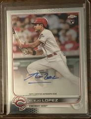 Alejo Lopez #RA-AL Baseball Cards 2022 Topps Chrome Rookie Autographs Prices