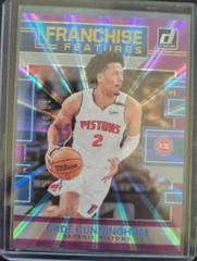 Cade Cunningham [Purple Laser] Basketball Cards 2022 Panini Donruss Franchise Features Prices