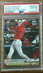 Shohei Ohtani #MOW23 Baseball Cards 2018 Topps Now Moment of the Week Prices