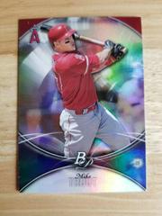 Mike Trout #1 Baseball Cards 2016 Bowman Platinum Prices
