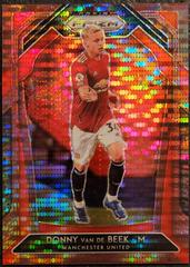 Donny van de Beek [Red Pulsar Prizm] #10 Soccer Cards 2020 Panini Prizm Premier League Prices