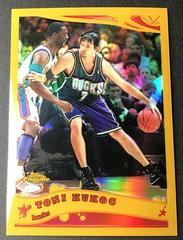Toni Kukoc [Gold Refractor] Basketball Cards 2005 Topps Chrome Prices