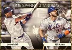 Pete Alonso, David Wright #TS-16 Baseball Cards 2023 Topps Update Time Spanning Tandems Prices