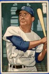 Carl Furillo #24 Baseball Cards 1952 Bowman Prices