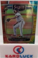 Camilo Doval [Tie Dye Prizm] Baseball Cards 2022 Panini Select Prices