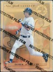 Derek Jeter [Gold w/ Coating] Baseball Cards 1996 Leaf Steel Prices