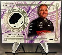 Valtteri Bottas [Purple] Racing Cards 2023 Topps Eccellenza Formula 1 Reliquia Prices