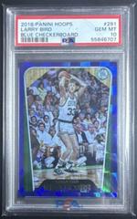 Larry Bird [Blue Checkerboard] Basketball Cards 2018 Panini Hoops Prices