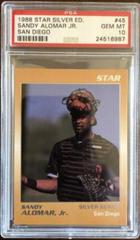 Sandy Alomar Jr. [San Diego] #45 Baseball Cards 1988 Star Silver Edition Prices