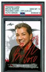 Bruce Buffer [Red] #AU-BB1 Ufc Cards 2010 Leaf MMA Autographs Prices