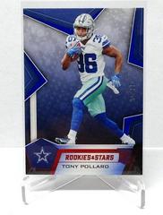 Tony Pollard [Red and Blue] #102 Football Cards 2019 Panini Rookies & Stars Prices