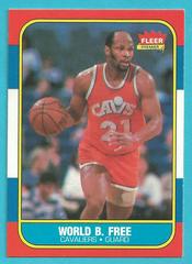 World B. Free Basketball Cards 1986 Fleer Prices