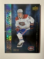 Cole Caufield [Gold] Hockey Cards 2021 SPx UD Black Obsidian Rookies Prices