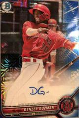 Denzer Guzman [Blue Refractor] #BMA-DG Baseball Cards 2022 Bowman Chrome Mega Box Mojo Autographs Prices