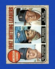 AL Batting Leaders Baseball Cards 1968 Topps Prices